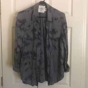 Blue dyed shirt